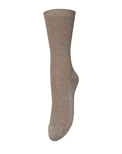 Beck Söndergaard - Telma Solid Socke - Beige Melange